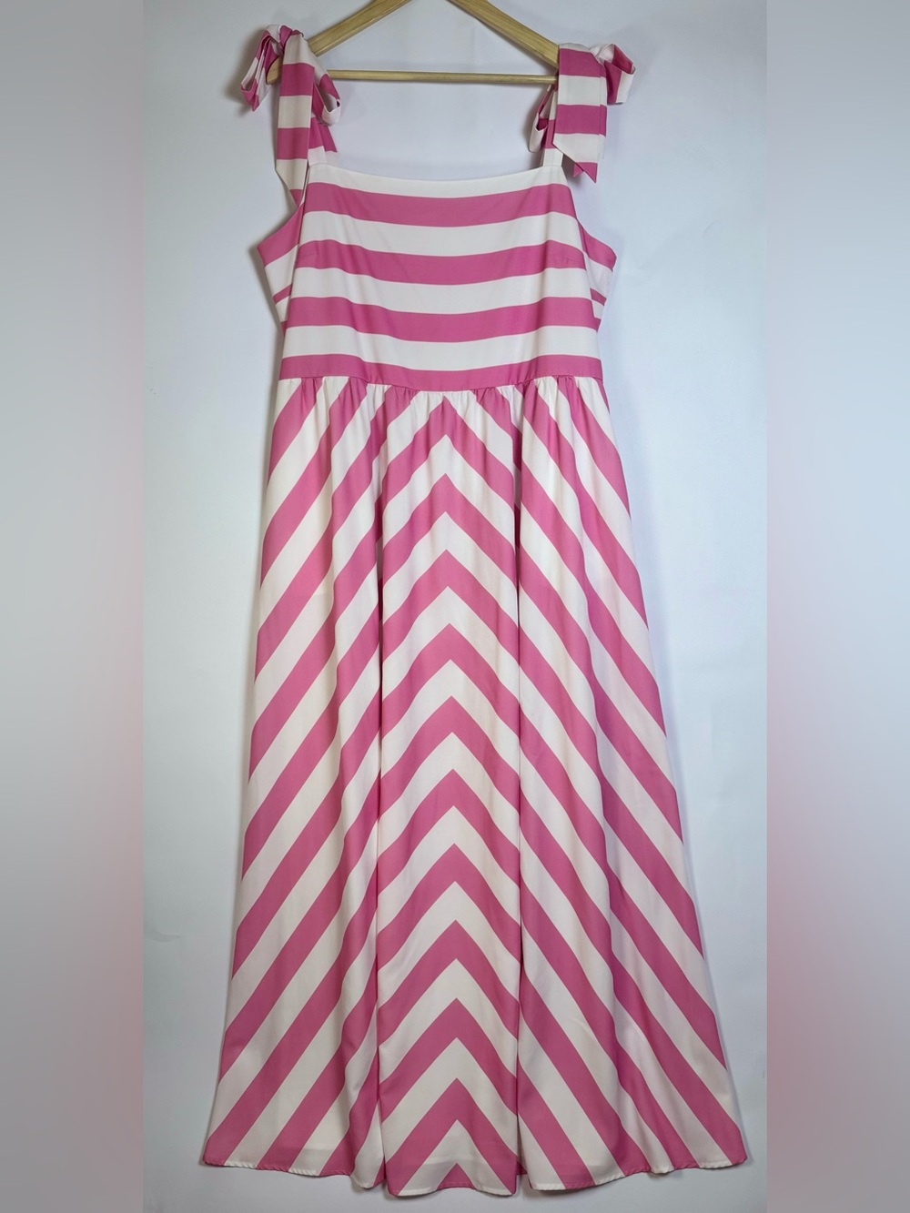 Sail to Sable x Style Charade Megan Maxi Dress Pink Stripe XXXL